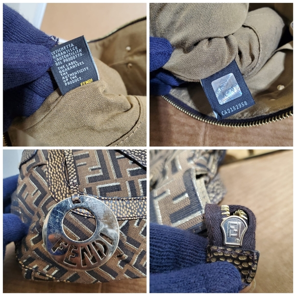 Fendi Metallic Zucca Chef Tote - Picture 5 of 9